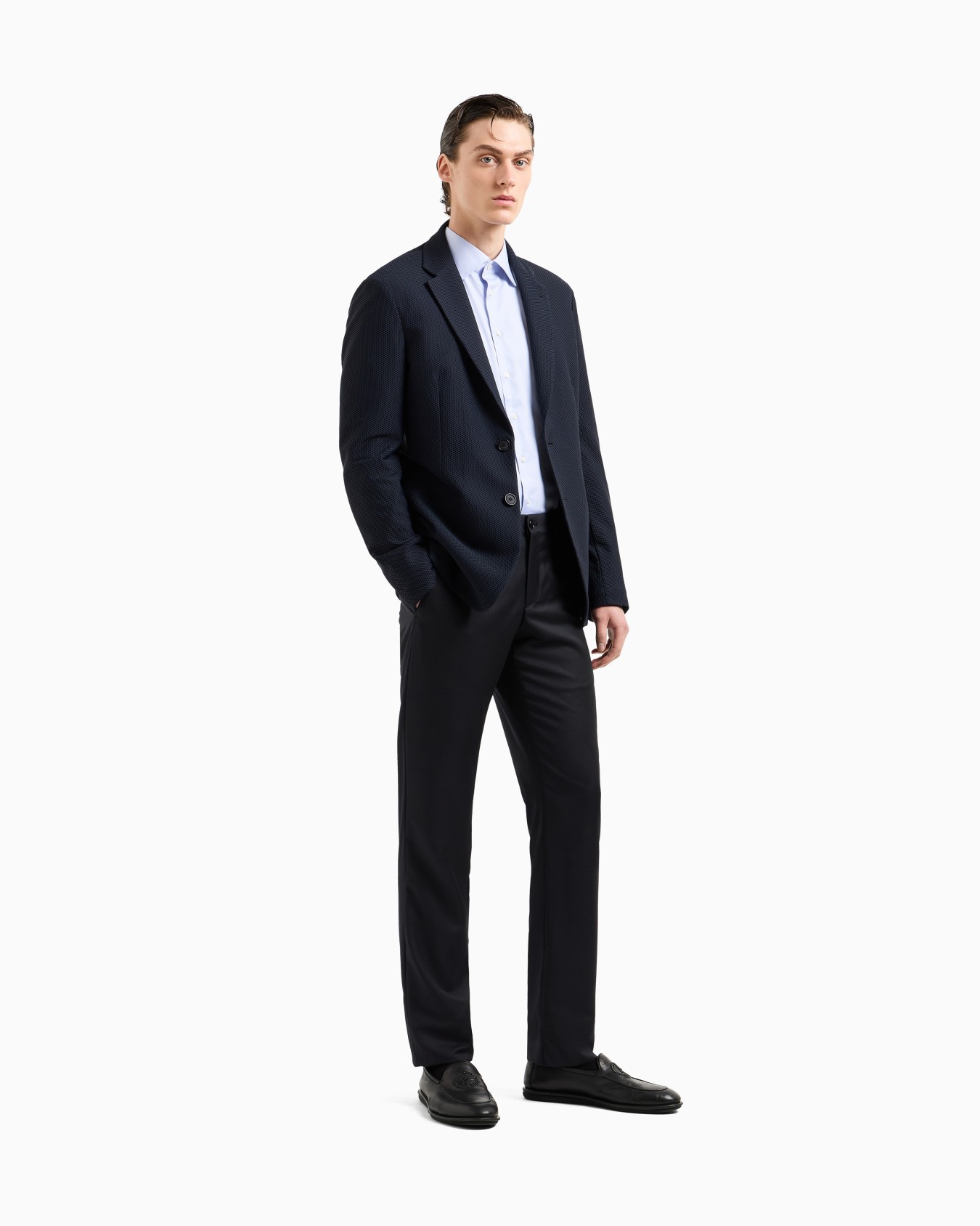 Regular-fit classic cotton shirt Slide 1