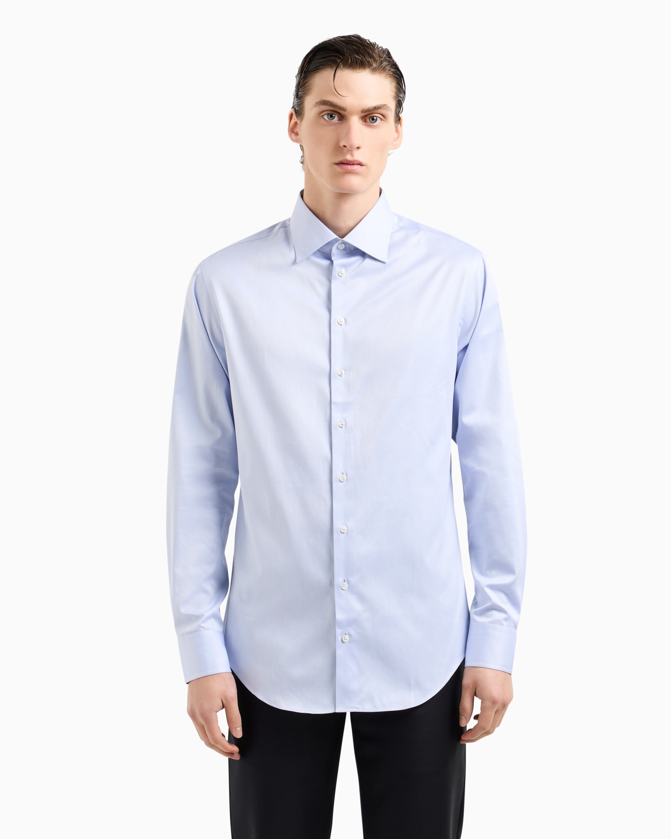 Regular-fit classic cotton shirt Slide 3
