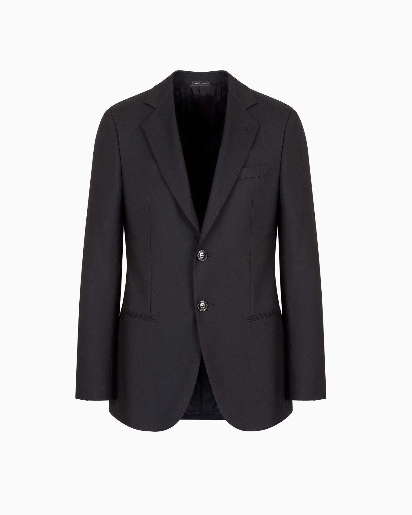 Chaqueta de abotonadura sencilla línea George de cachemir Diapositiva 0