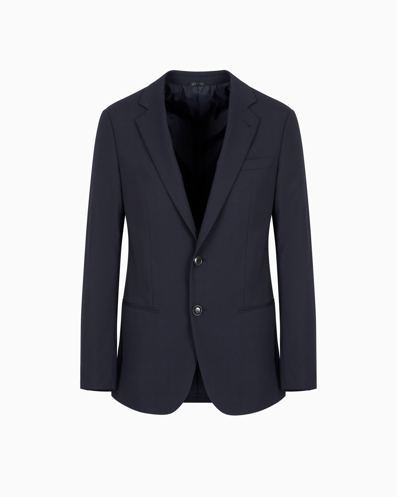 Pure virgin wool Soho line single-breasted jacket Slide 0