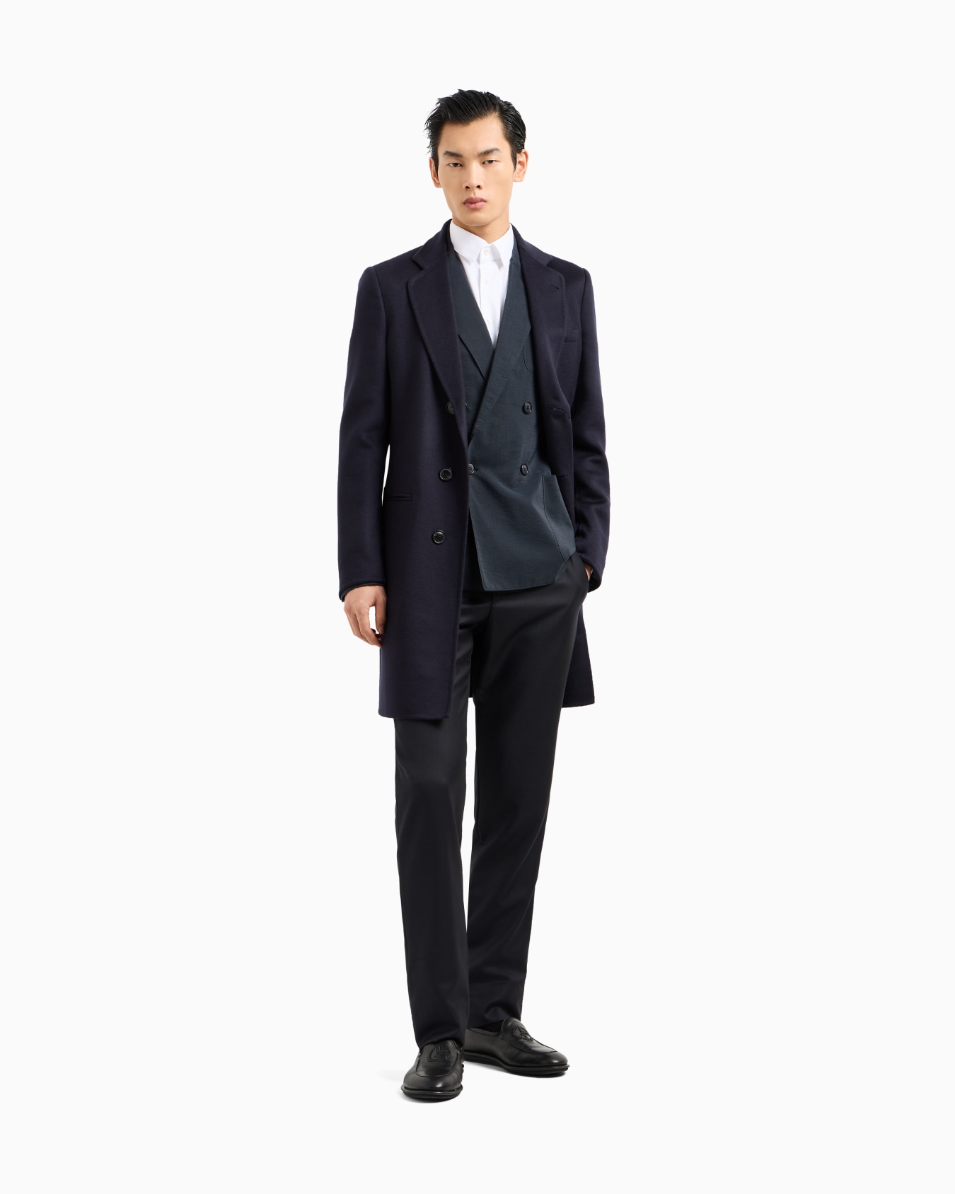 Cappotto lungo in cashmere Slide 1