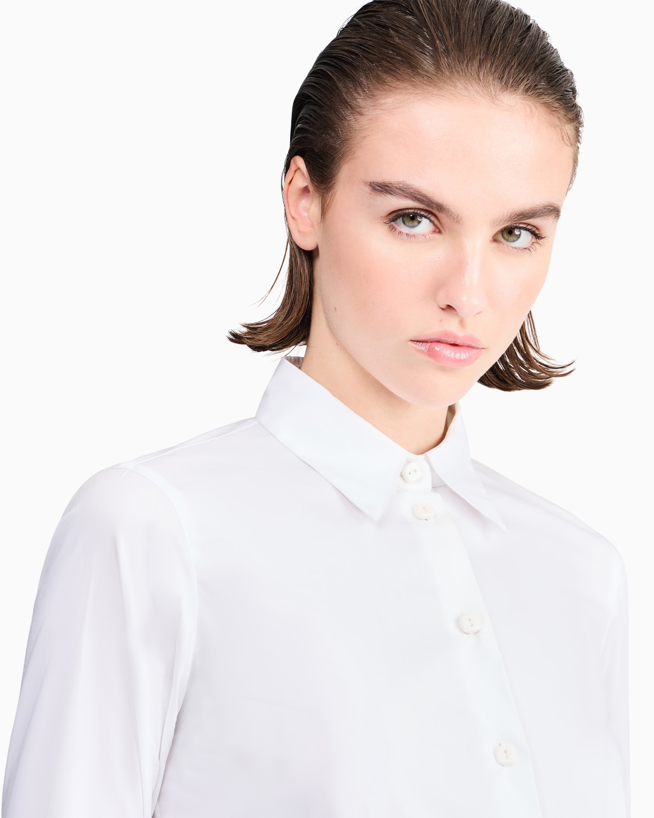 Stretch poplin shirt Slide 6