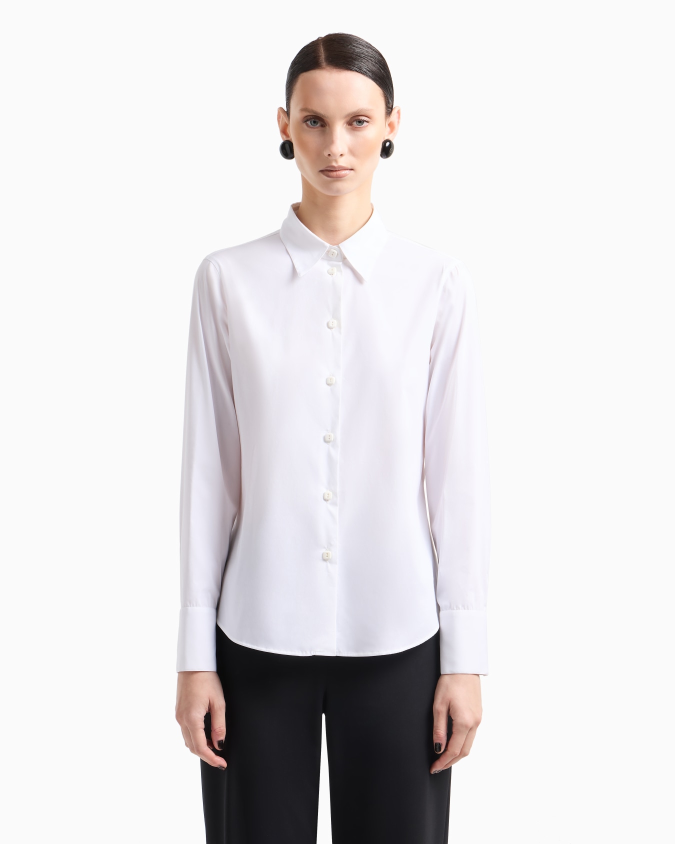 Stretch poplin shirt Diapositiva 3