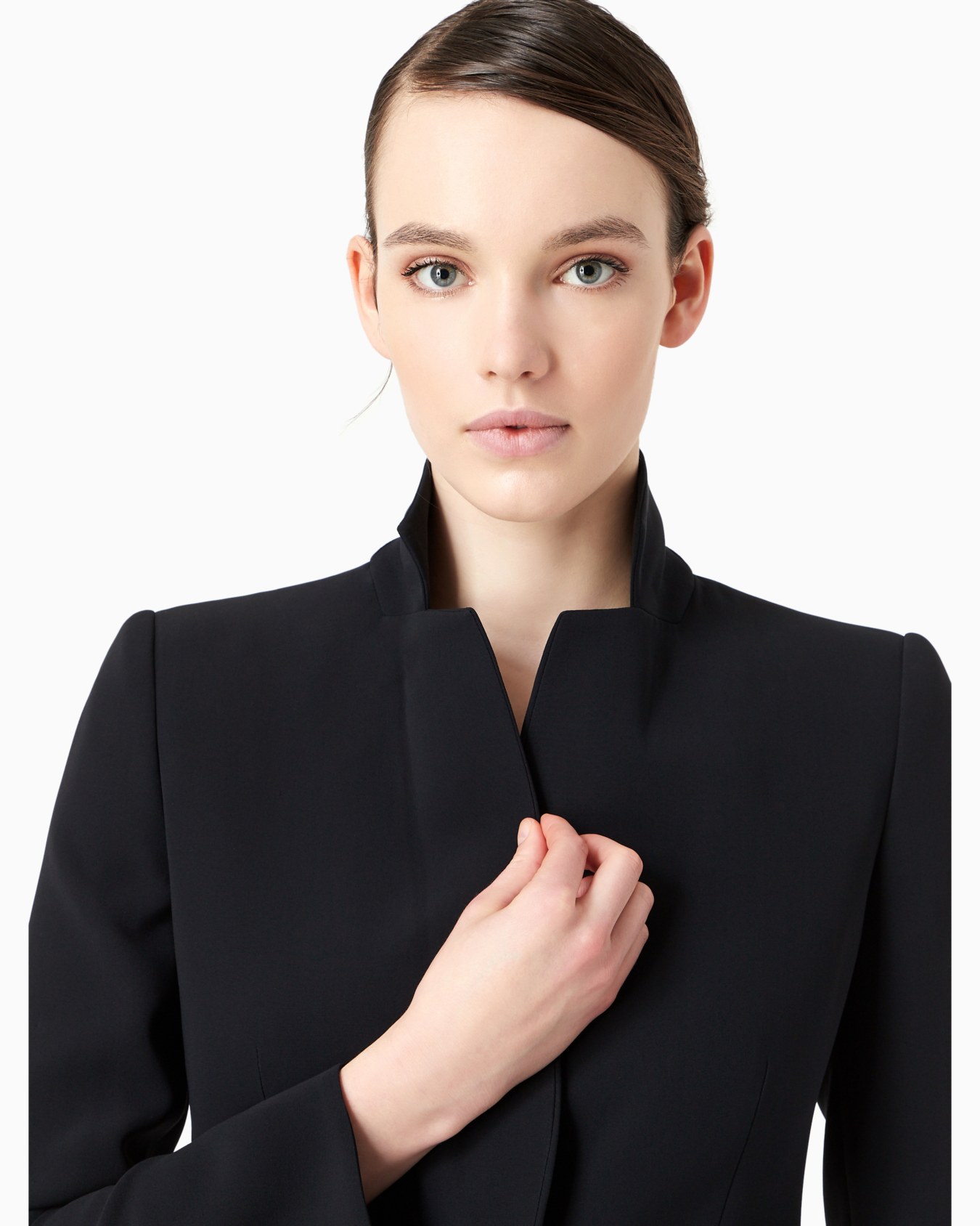 Mulberry silk single-breasted jacket Slide 5