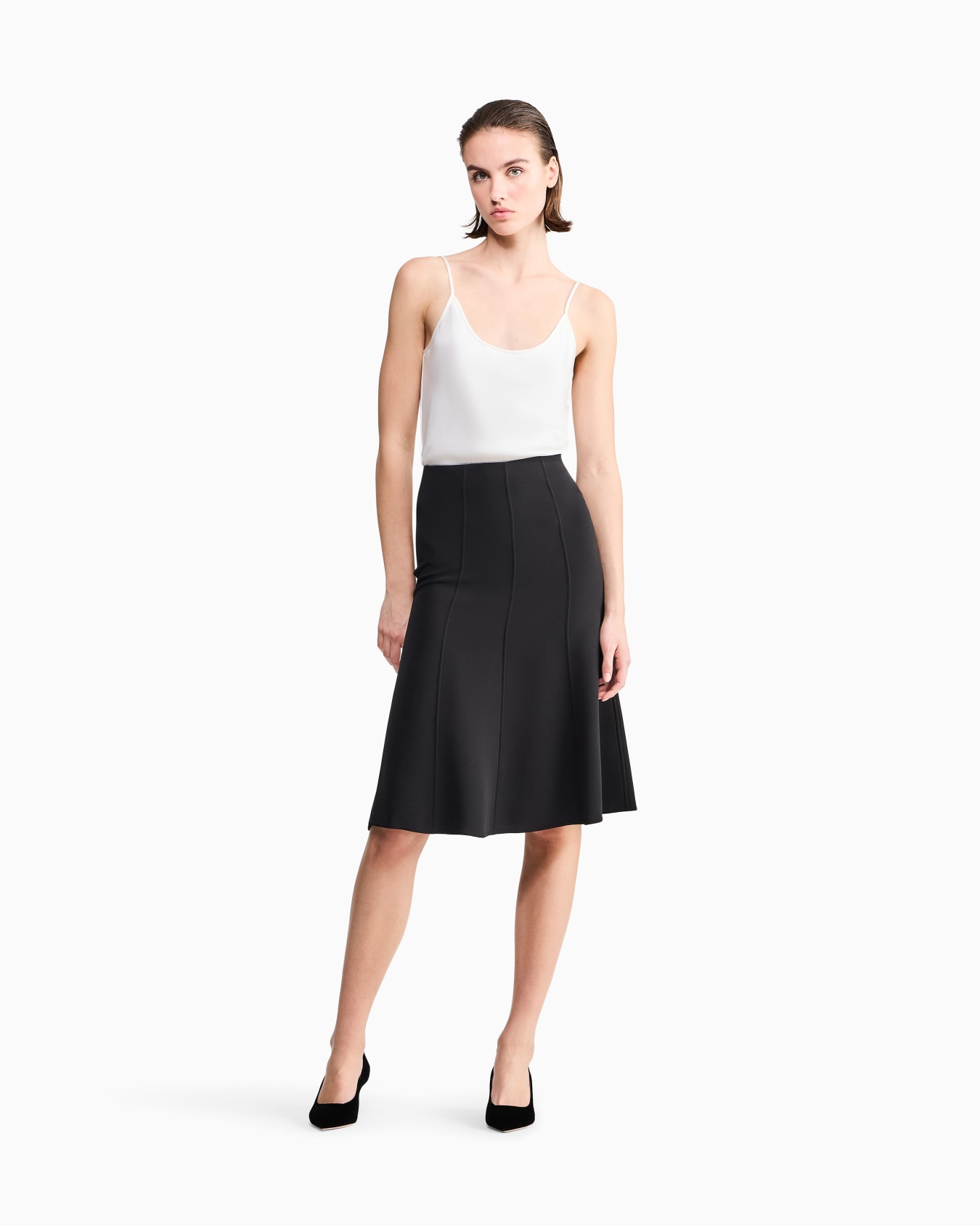 Silk midi skirt Slide 1