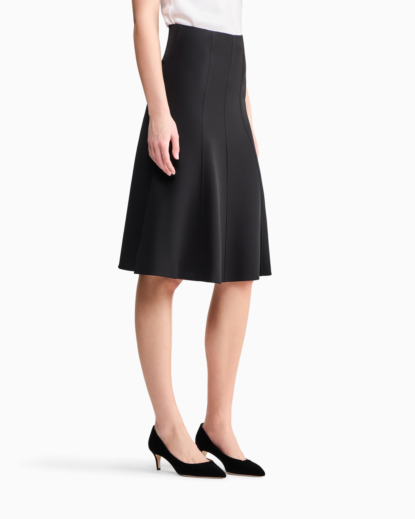 Silk midi skirt Slide 3