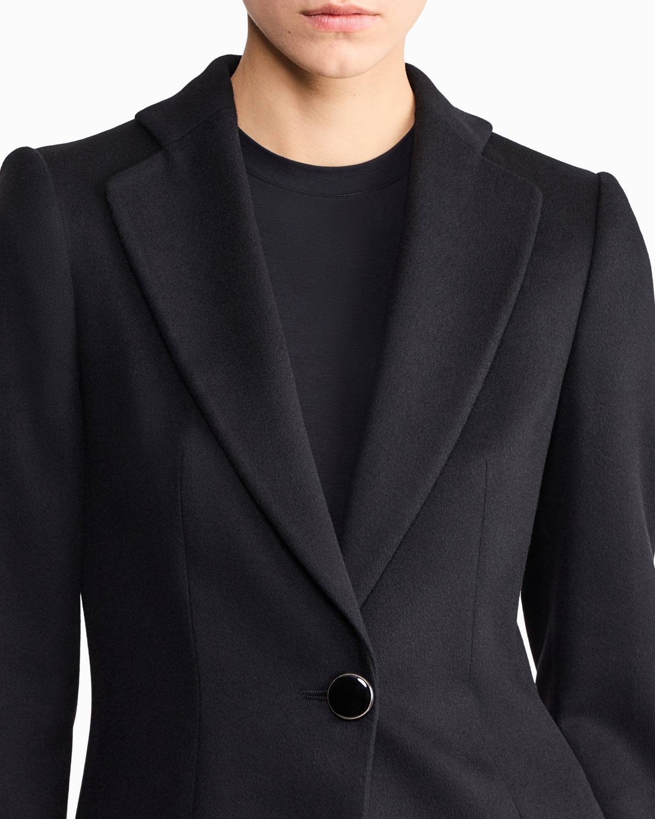 Pure cashmere single-breasted coat Slide 6