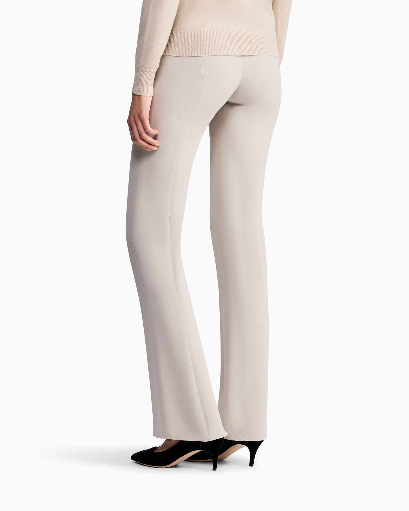 Wide-leg silk trousers Slide 5