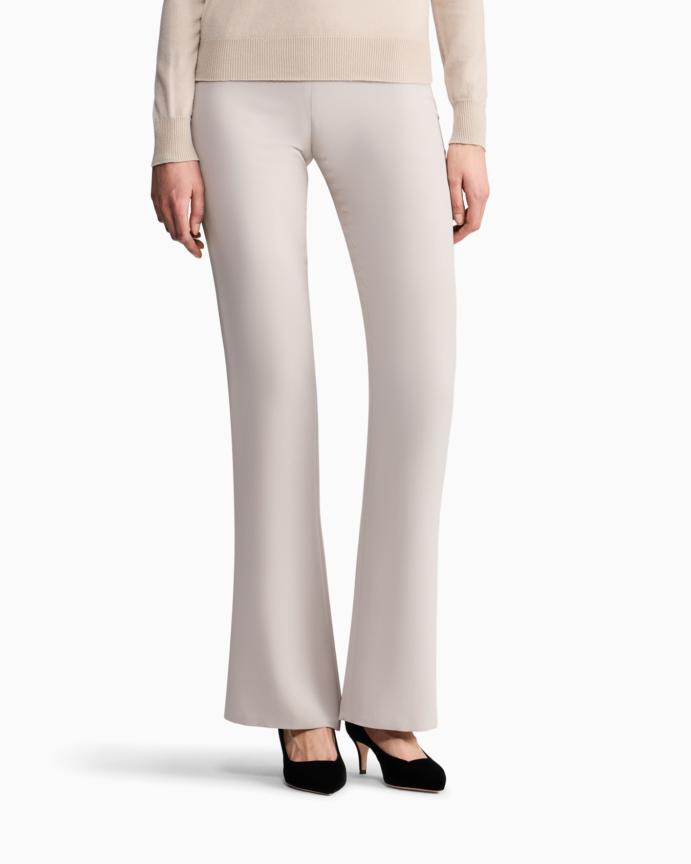 Wide-leg silk trousers Slide 3