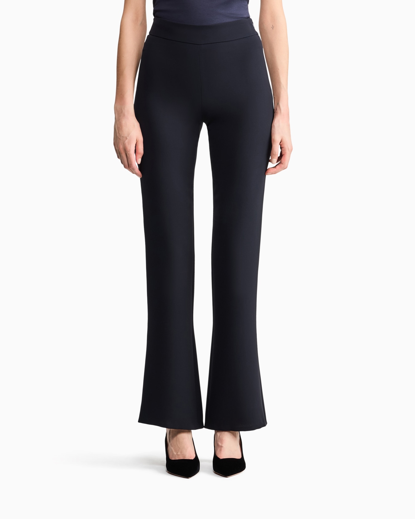Wide-leg silk trousers Slide 3