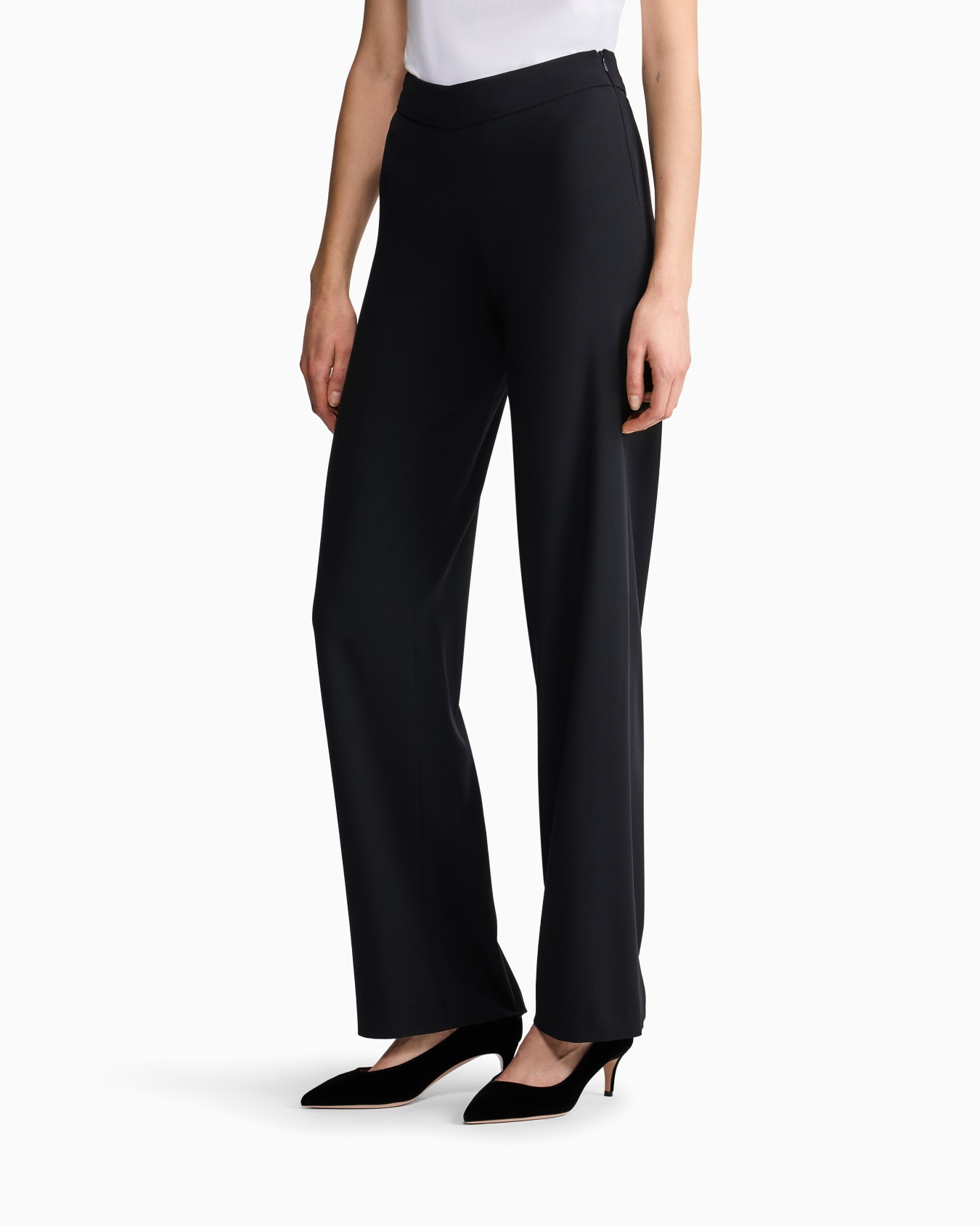 Pantalon en crêpe de laine Diapositive 3