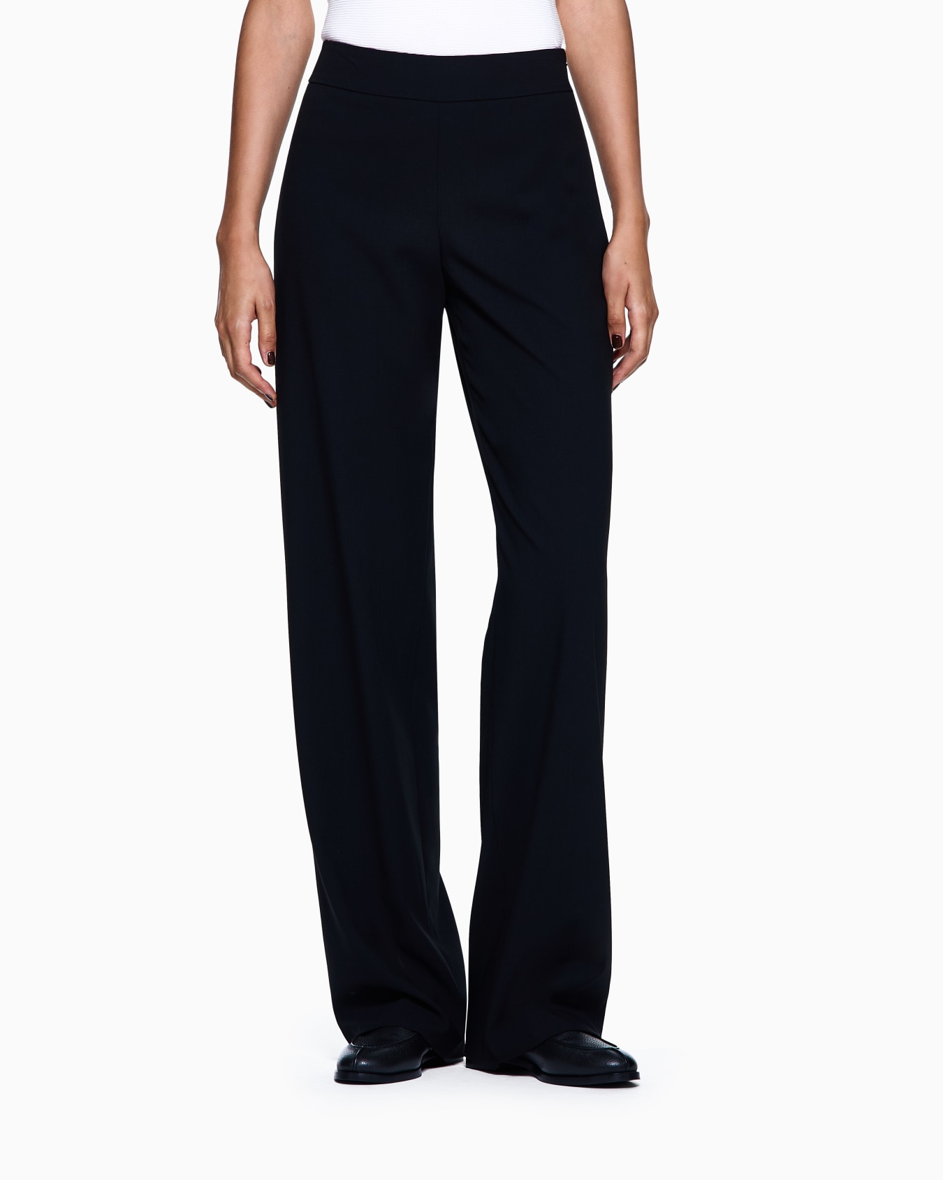 Pantalones de crepé de lana Diapositiva 3