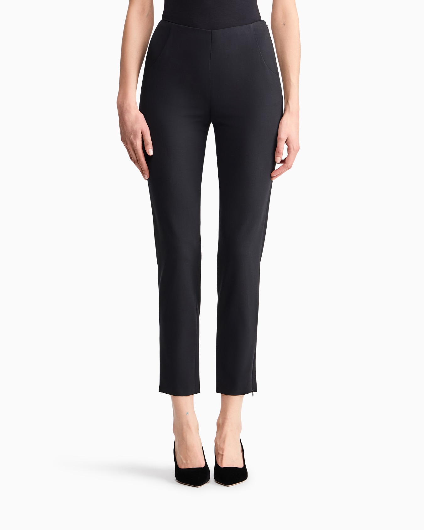 Pantalon en crêpe de laine Diapositive 3
