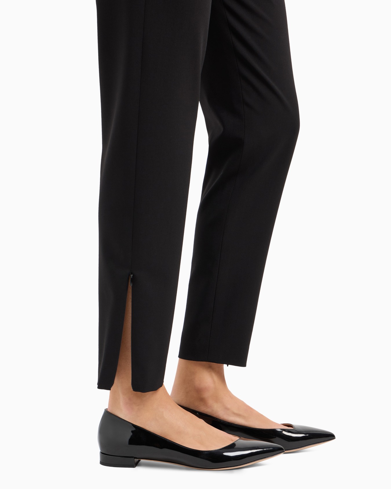 Pantaloni in crepe di lana Slide 4