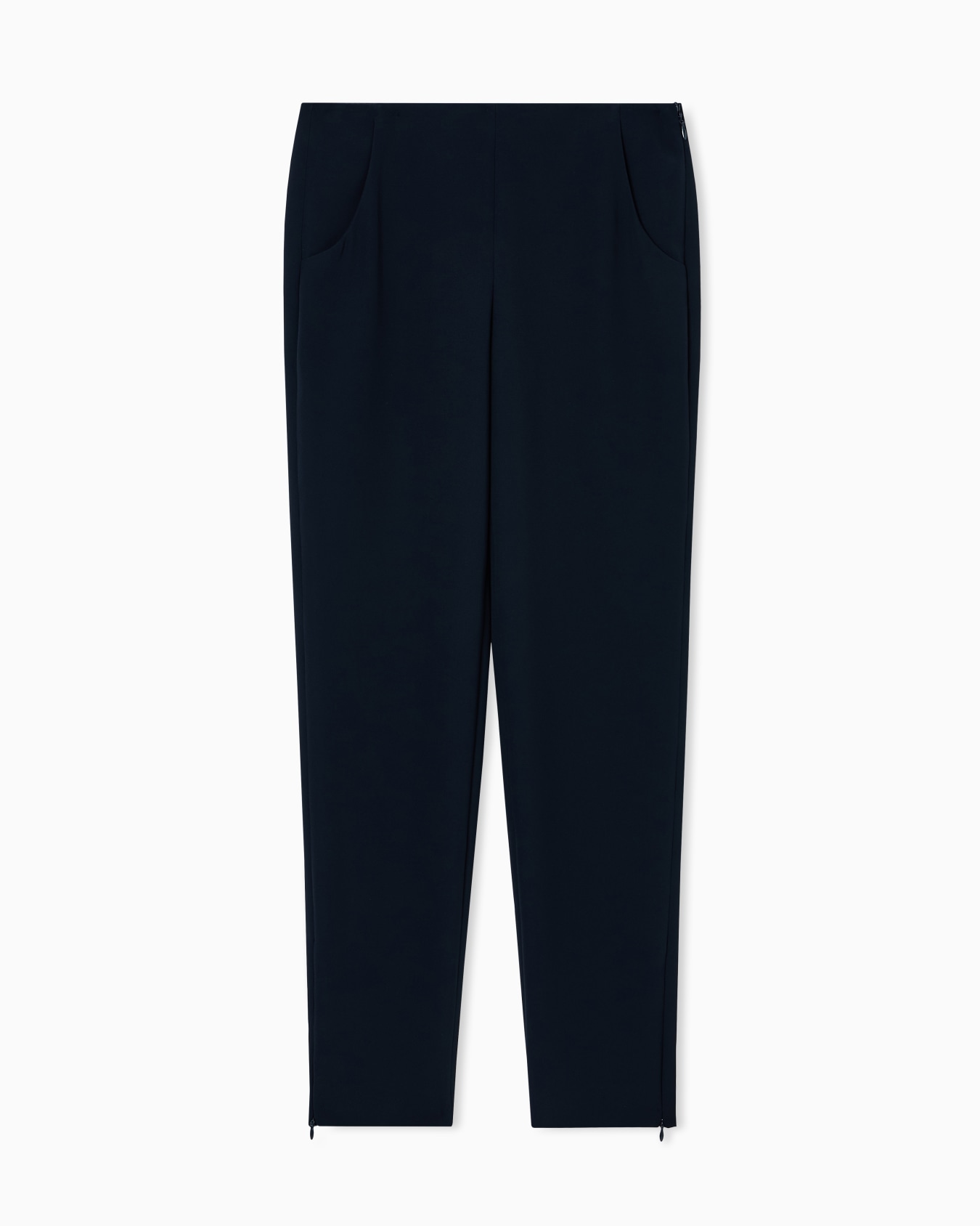 Pantalones pitillo de seda pura Diapositiva 0