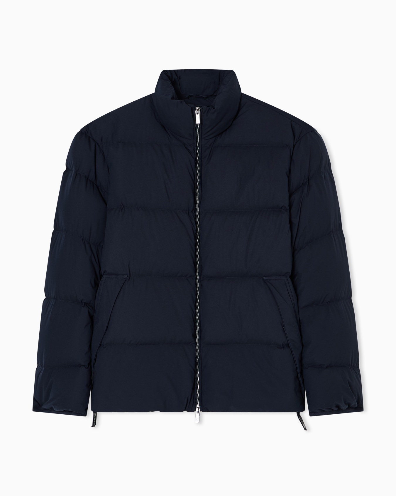 Chaqueta de plumas con cremallera completa de nailon acolchado Diapositiva 0