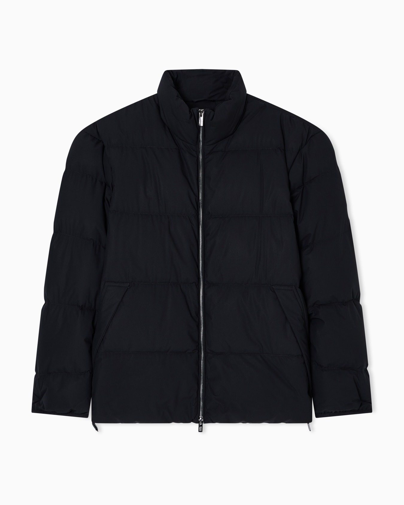 Doudoune entièrement zippée en nylon matelassé Diapositive 0