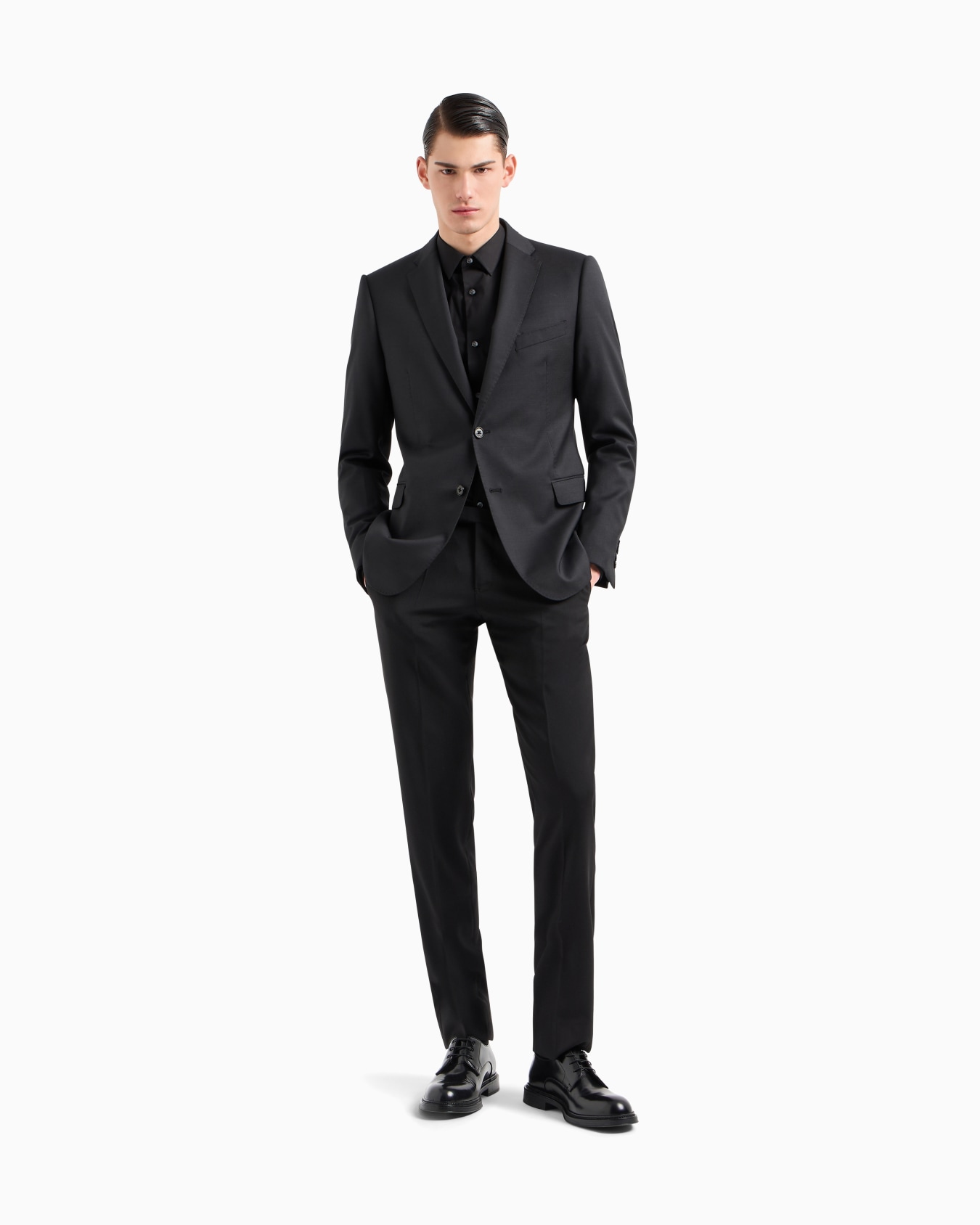 Stretch nylon-blend shirt Slide 1