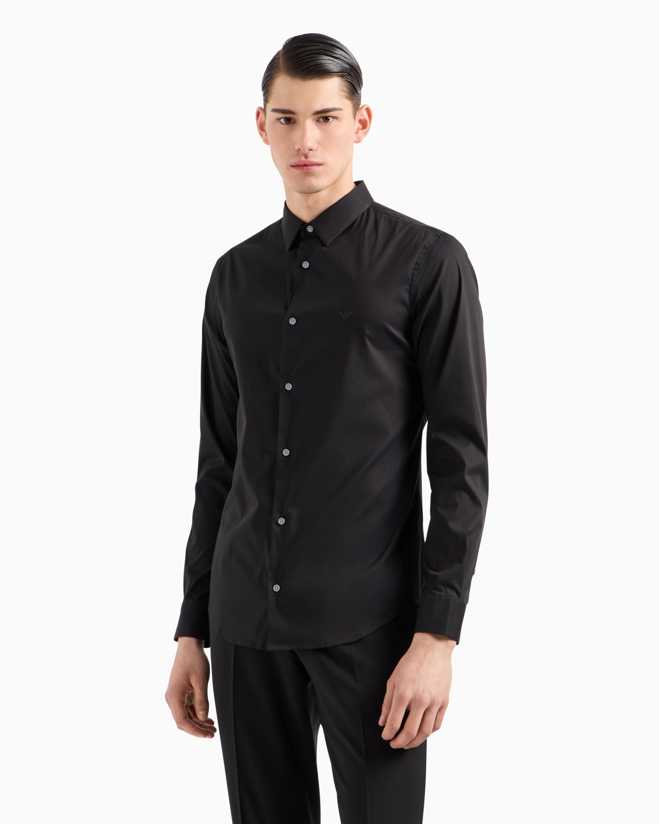 Stretch nylon-blend shirt Slide 3