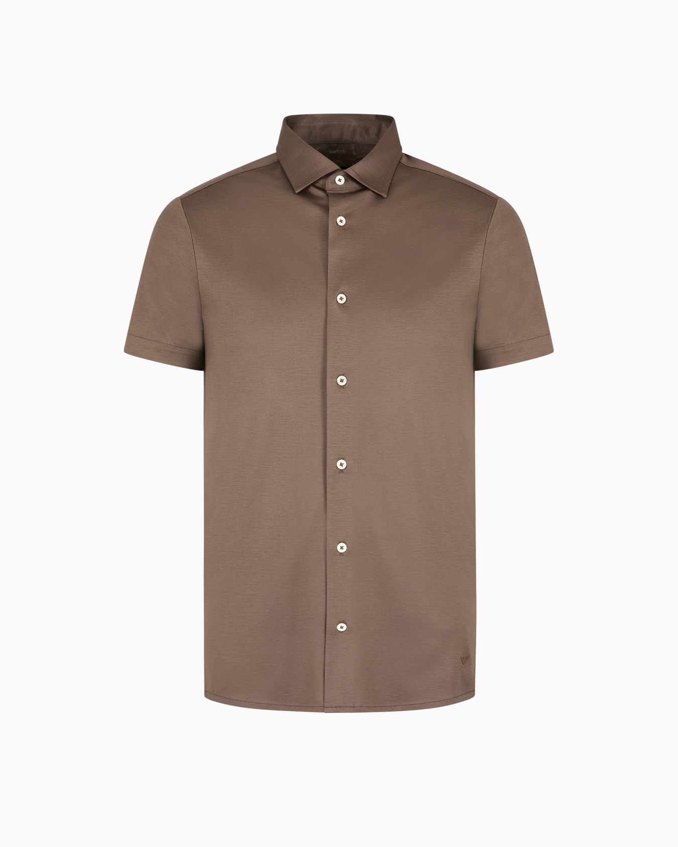 Chemise à manches courtes en jersey mélange lyocell ASV Diapositive 0
