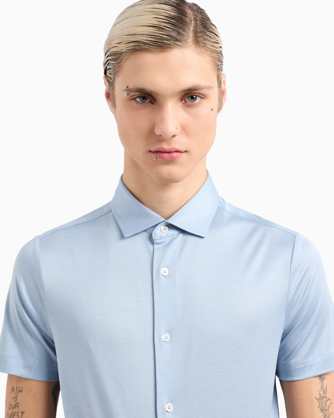 ASV short-sleeved Lyocell-blend jersey shirt Slide 4