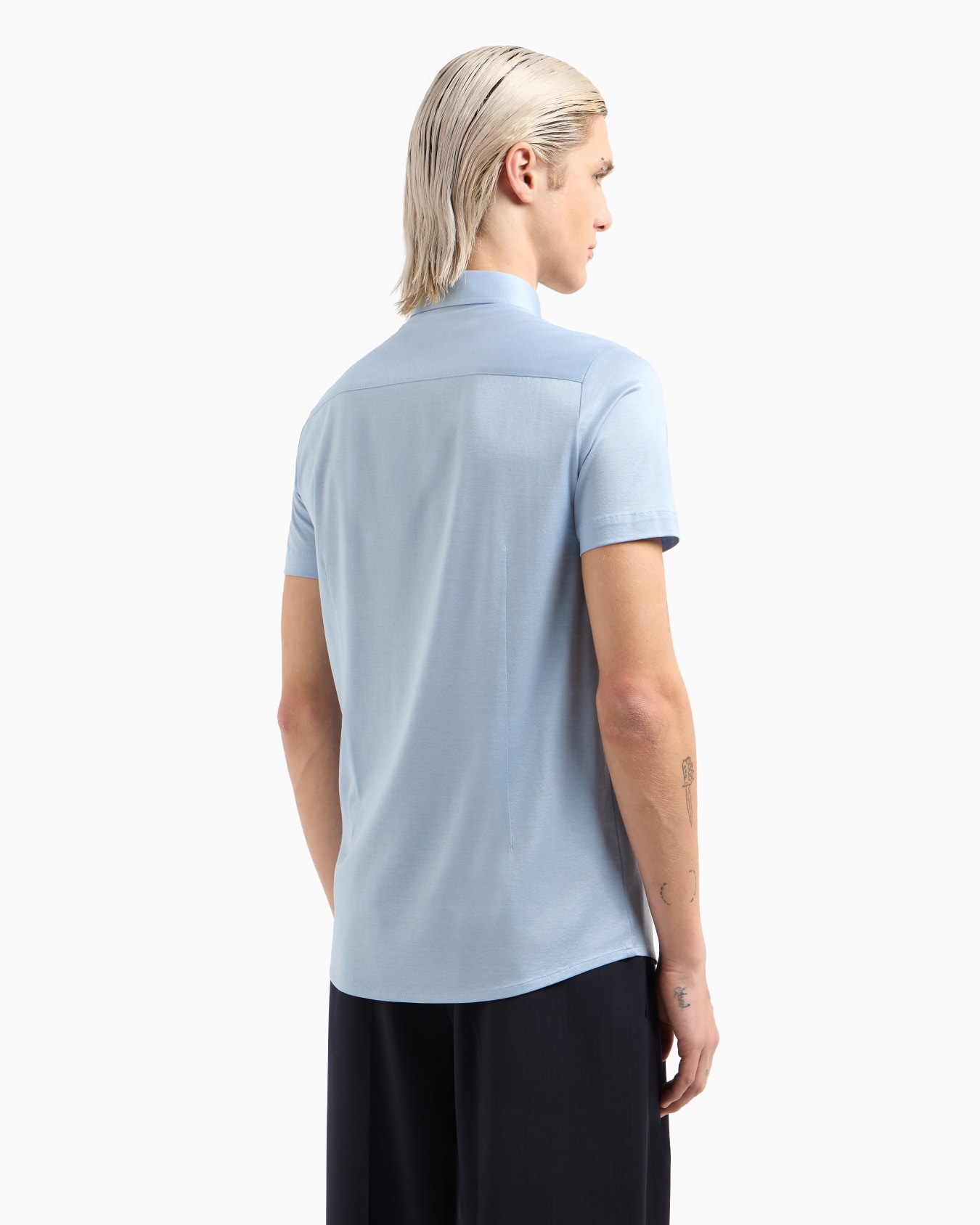 ASV short-sleeved Lyocell-blend jersey shirt Slide 2