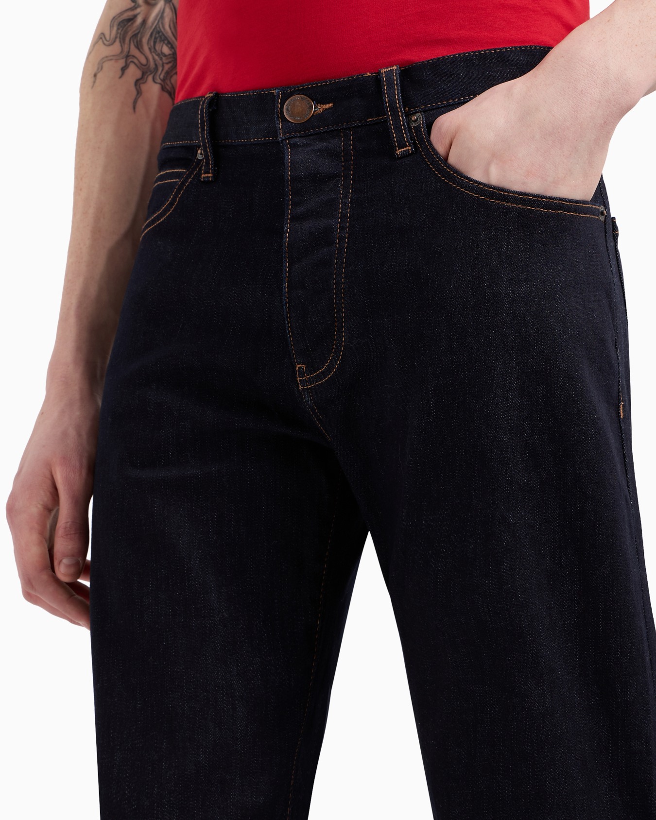 J21 레귤러핏 워시드 11.5oz 컴포트 데님 청바지 슬라이드 4
