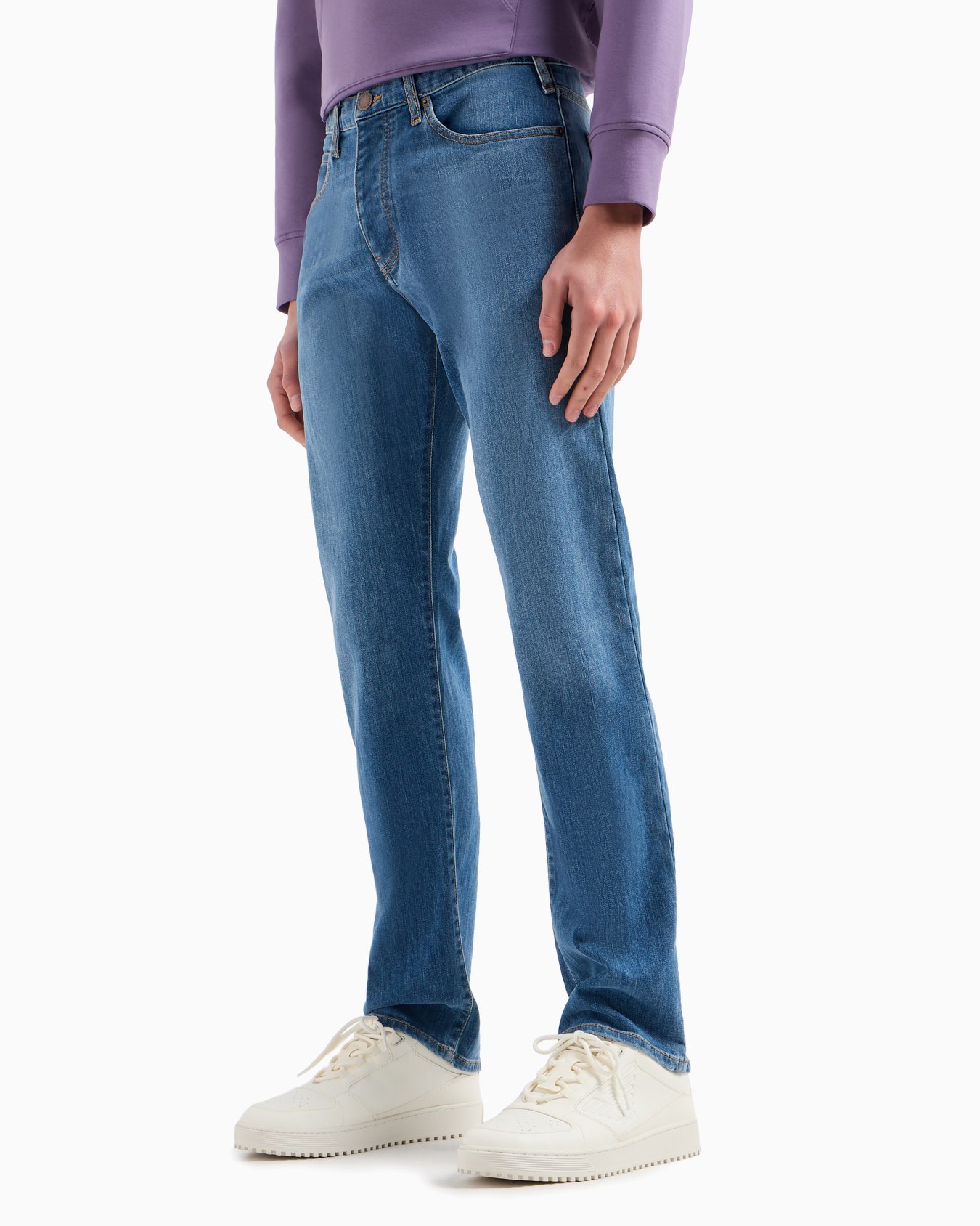 J21 Regular-fit jeans in washed 11.5 oz comfort denim Slide 1