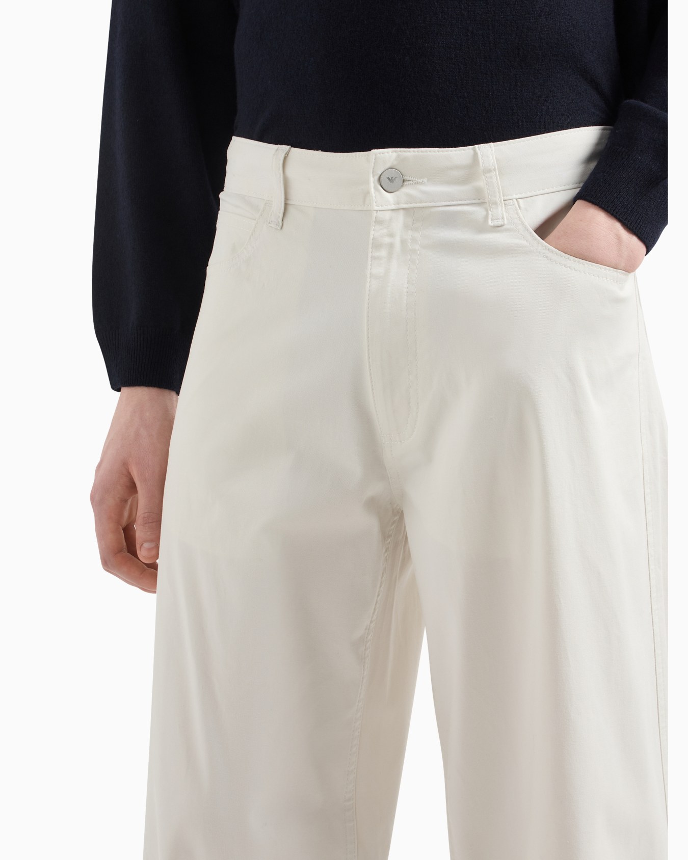 ASV Capsule five-pocket trousers in organic gabardine Slide 4