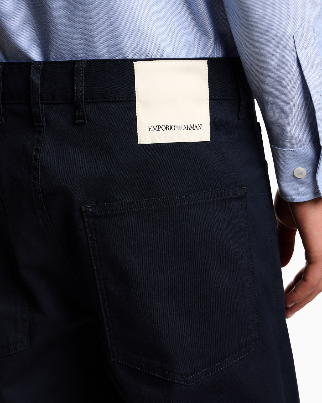 ASV Capsule five-pocket trousers in organic gabardine Slide 4
