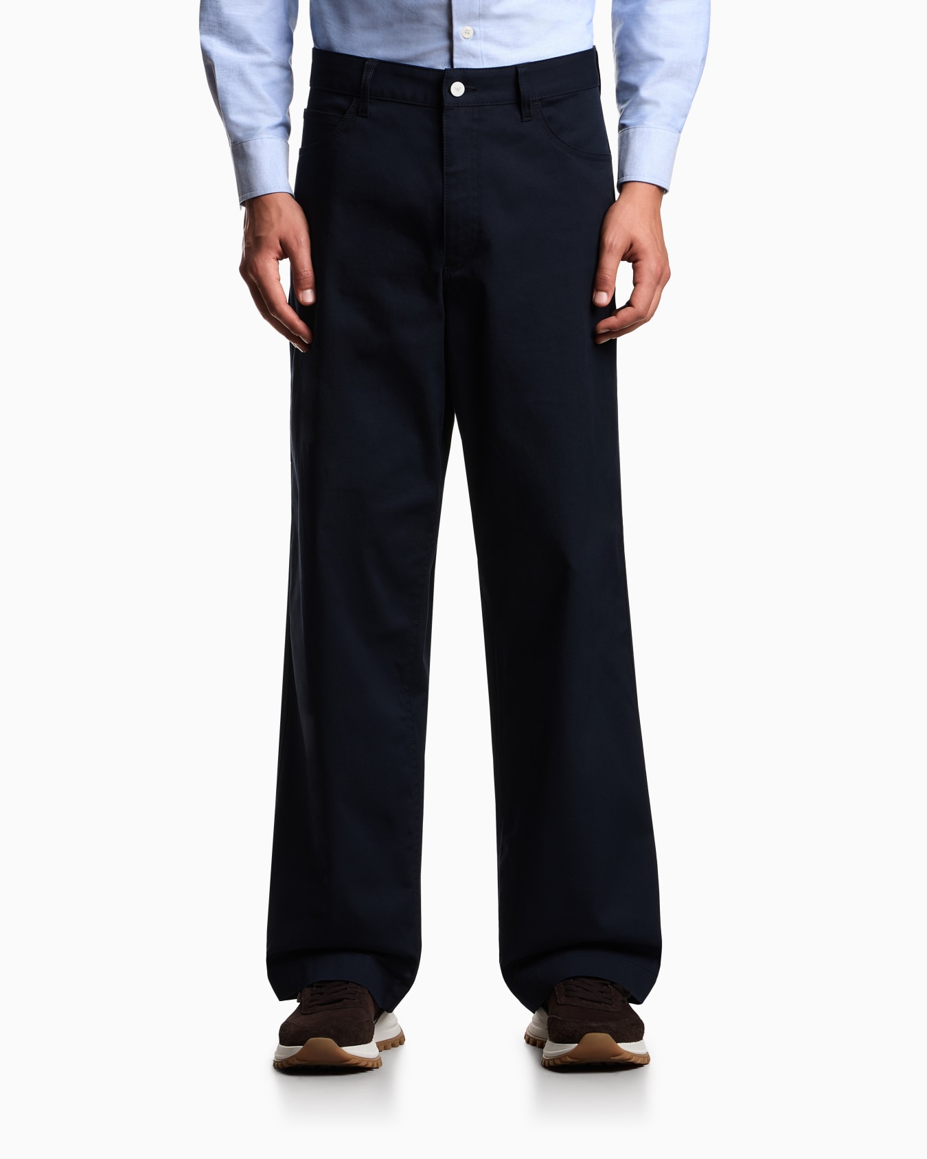ASV Capsule five-pocket trousers in organic gabardine Slide 3