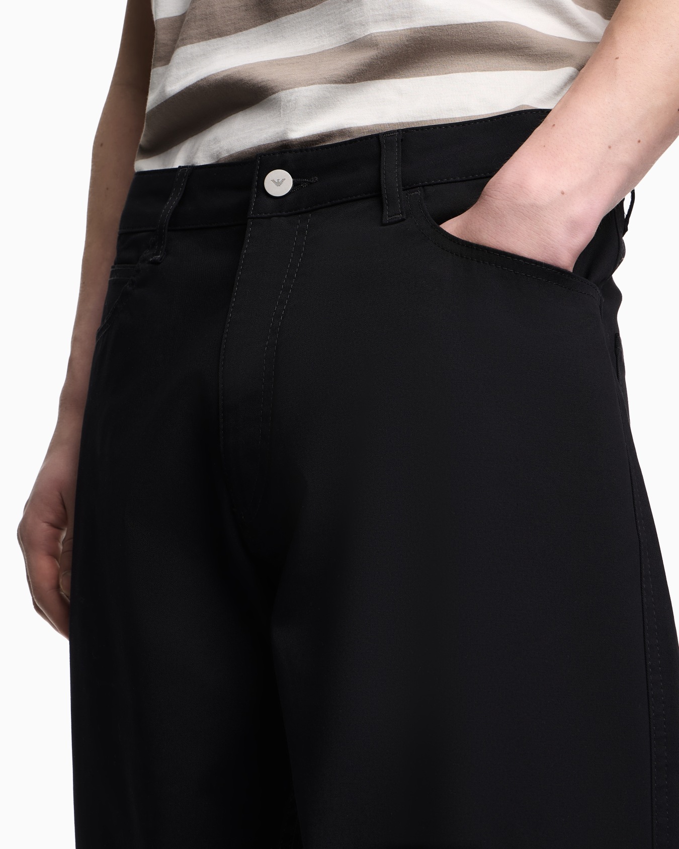 ASV five-pocket trousers in organic gabardine Slide 4