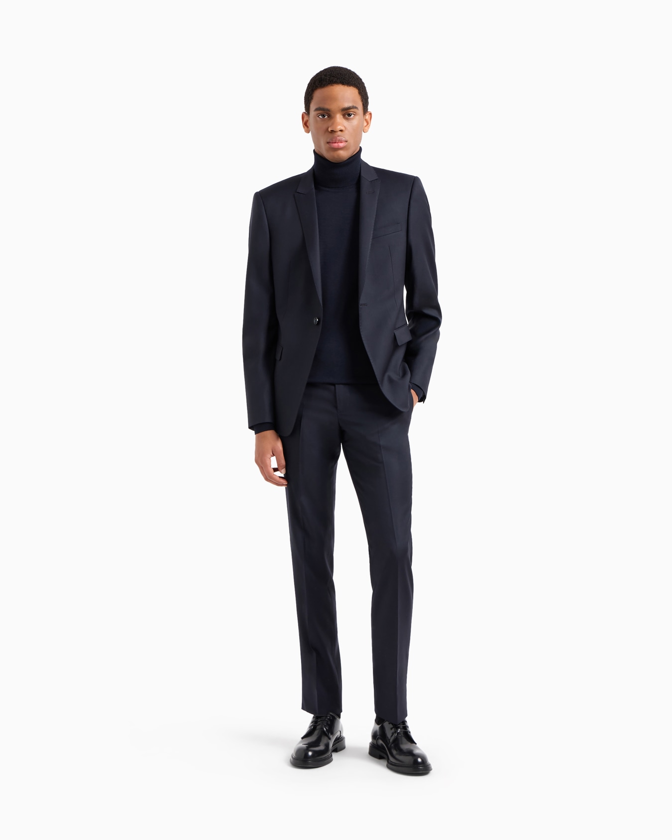 Pure virgin-wool rollneck Slide 1