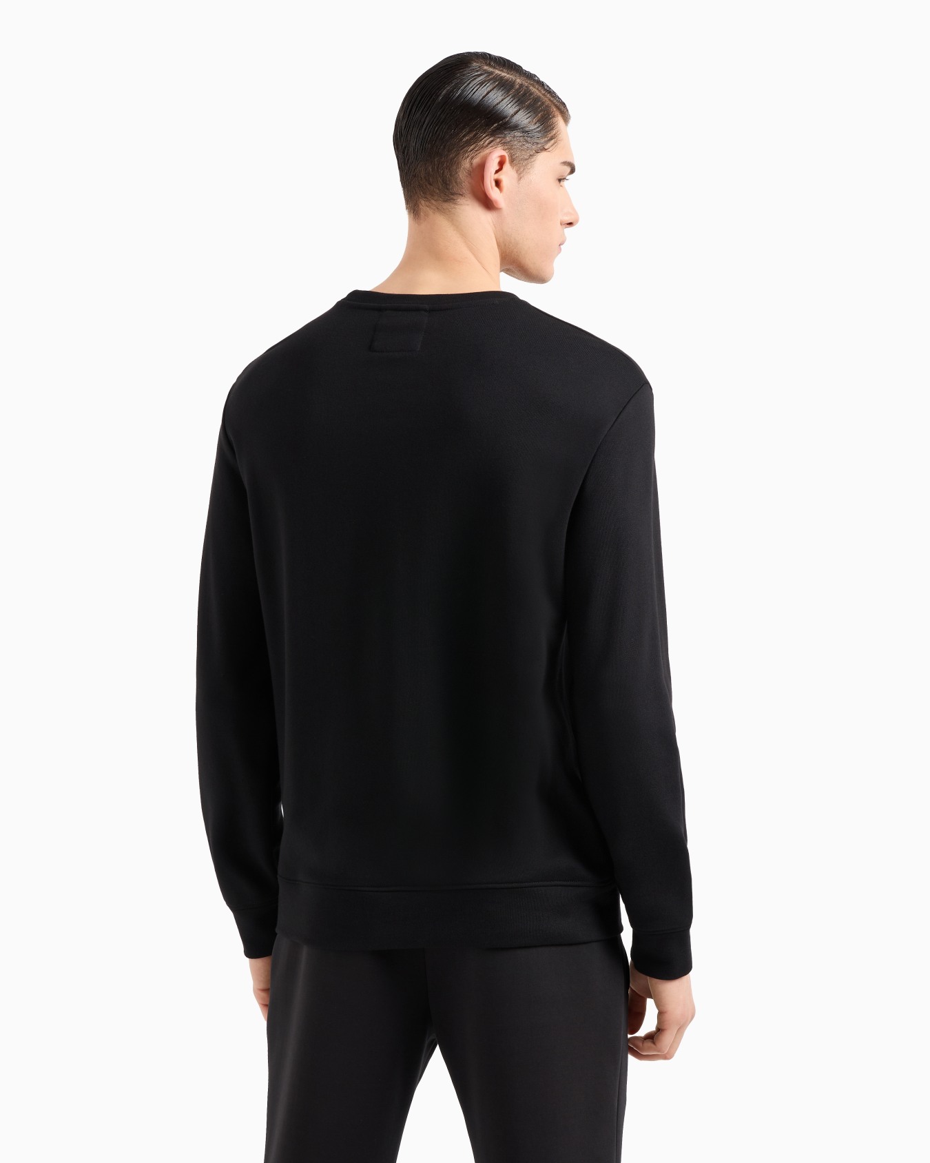 Modal-blend sweatshirt with logo print Slide 2
