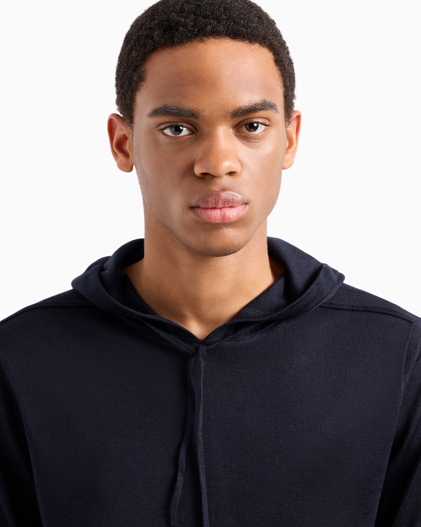 ASV Lyocell and wool-blend jumper with hood Slide 4