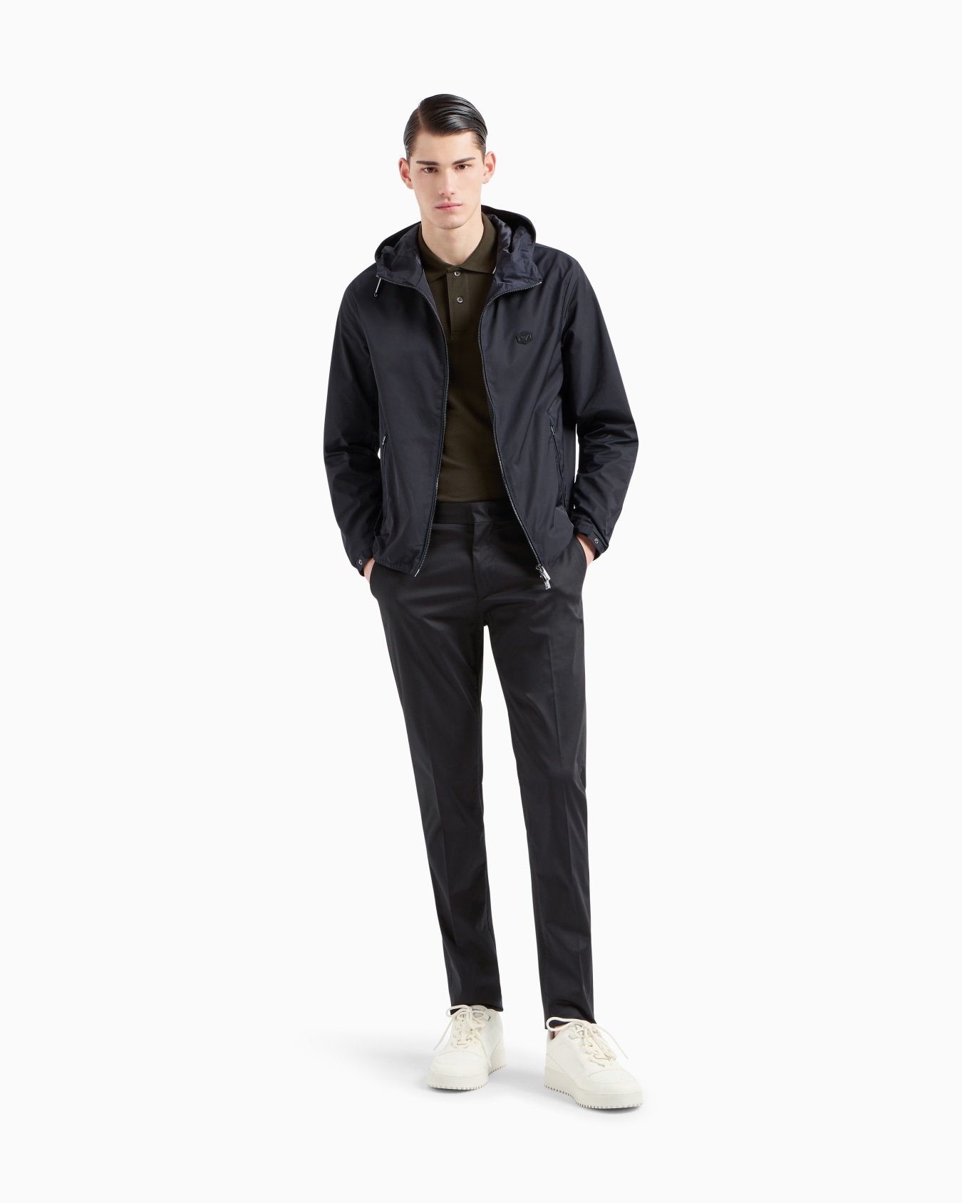 Stretch-cotton chinos Slide 1