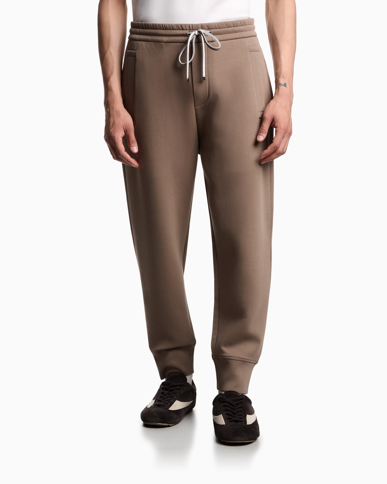 Pantaloni jogger in double jersey Slide 3