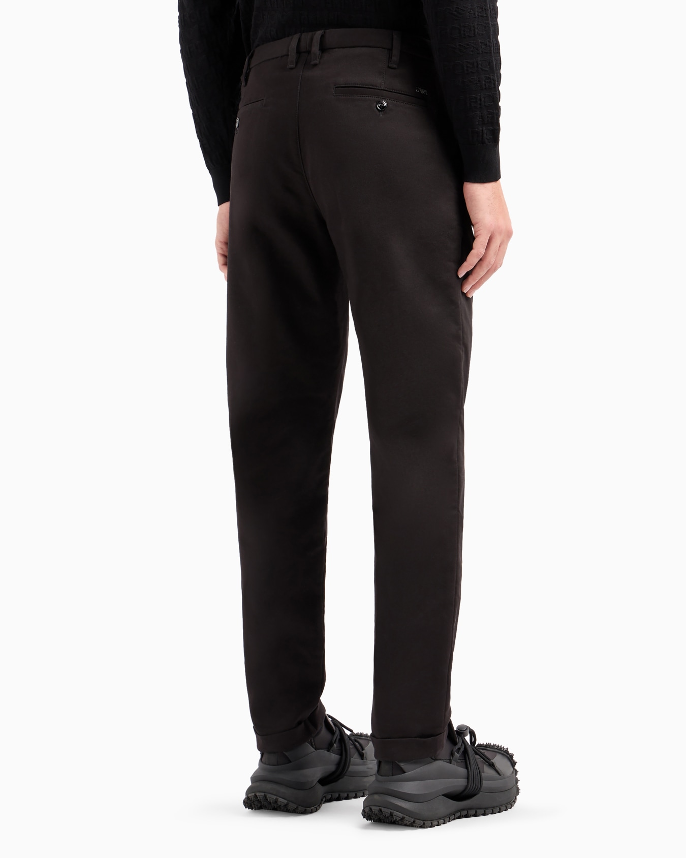 Compact cotton chinos Slide 2