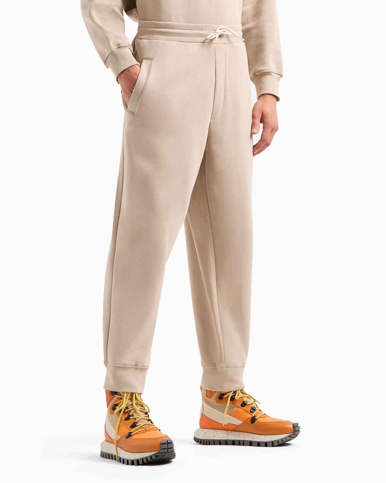 Jersey drawstring joggers Slide 3