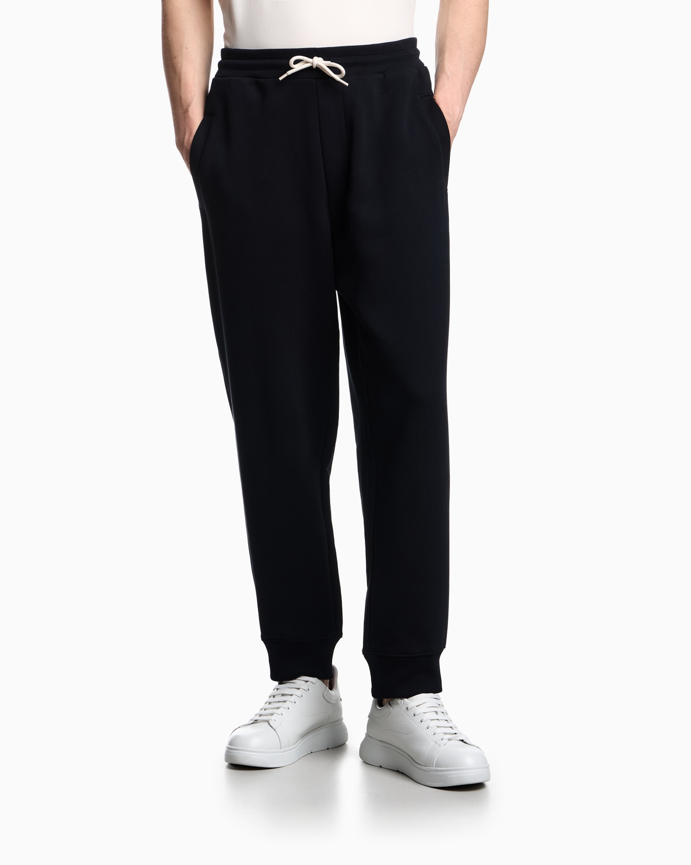 Pantalones de chándal de punto con cordón Diapositiva 3