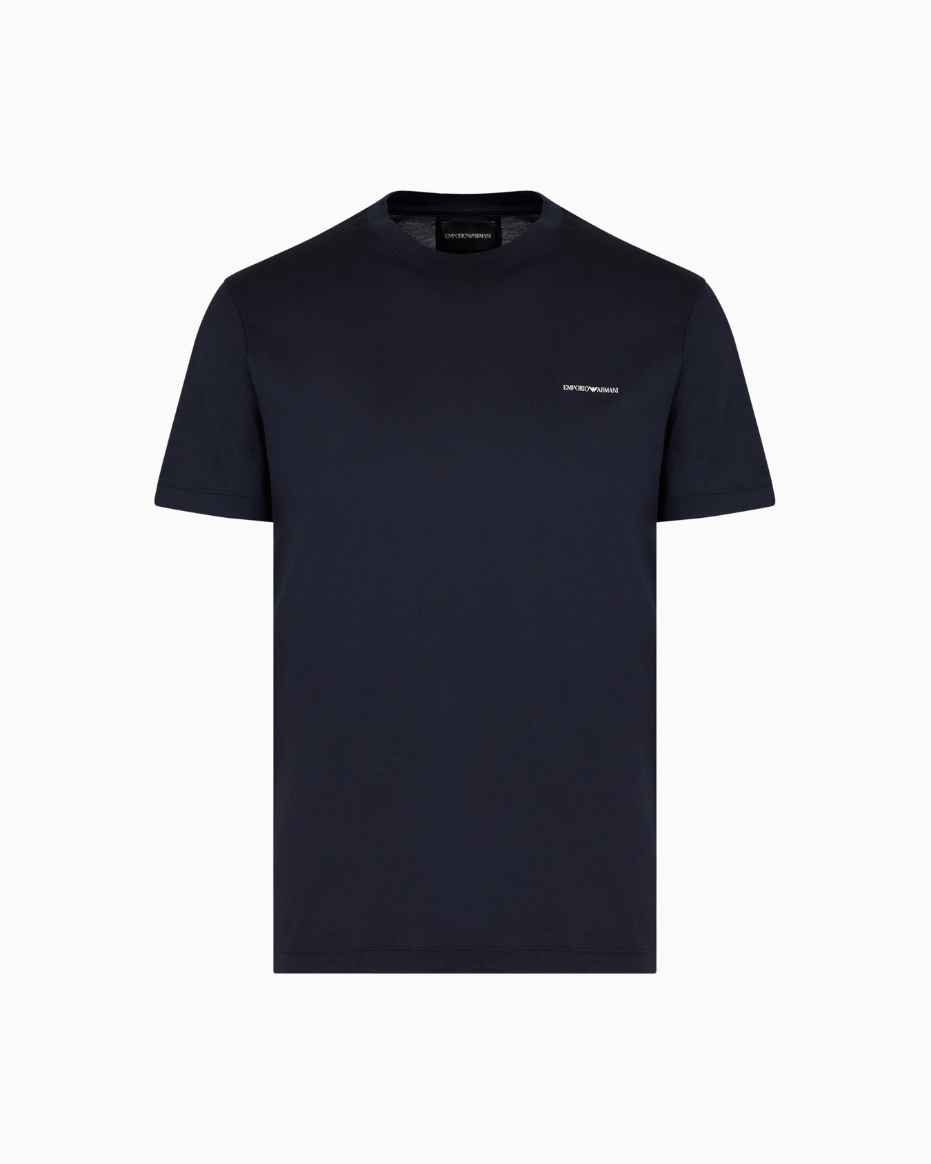 T-shirt in jersey misto lyocell con micro logo lettering ASV Slide 0