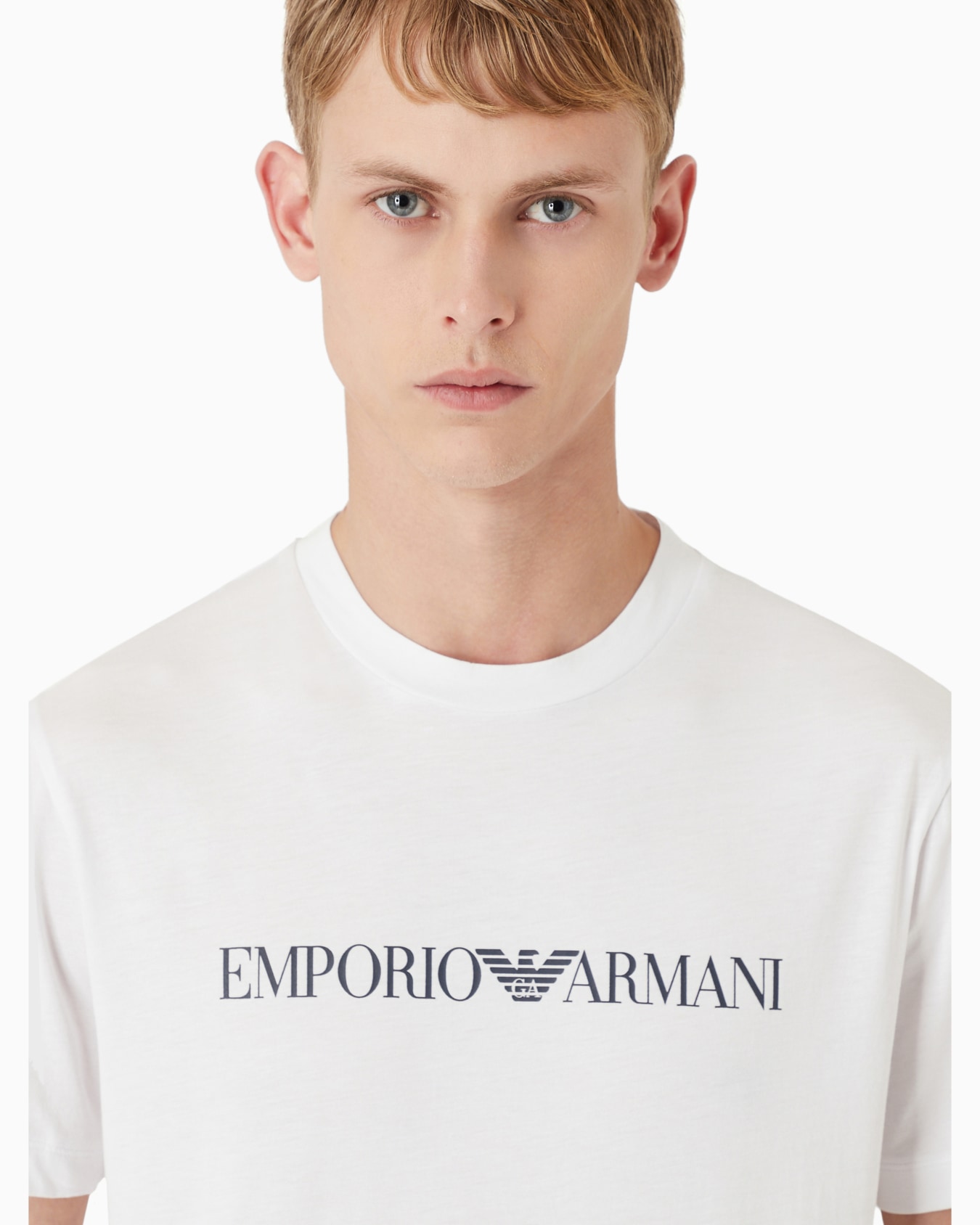Pima-jersey T-shirt with logo print Slide 5