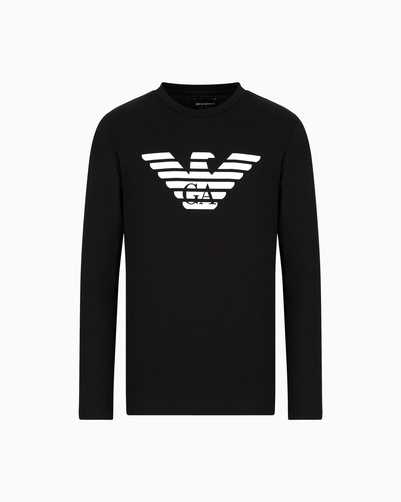 Jersey de punto de algodón pima con estampado de logotipo Diapositiva 0
