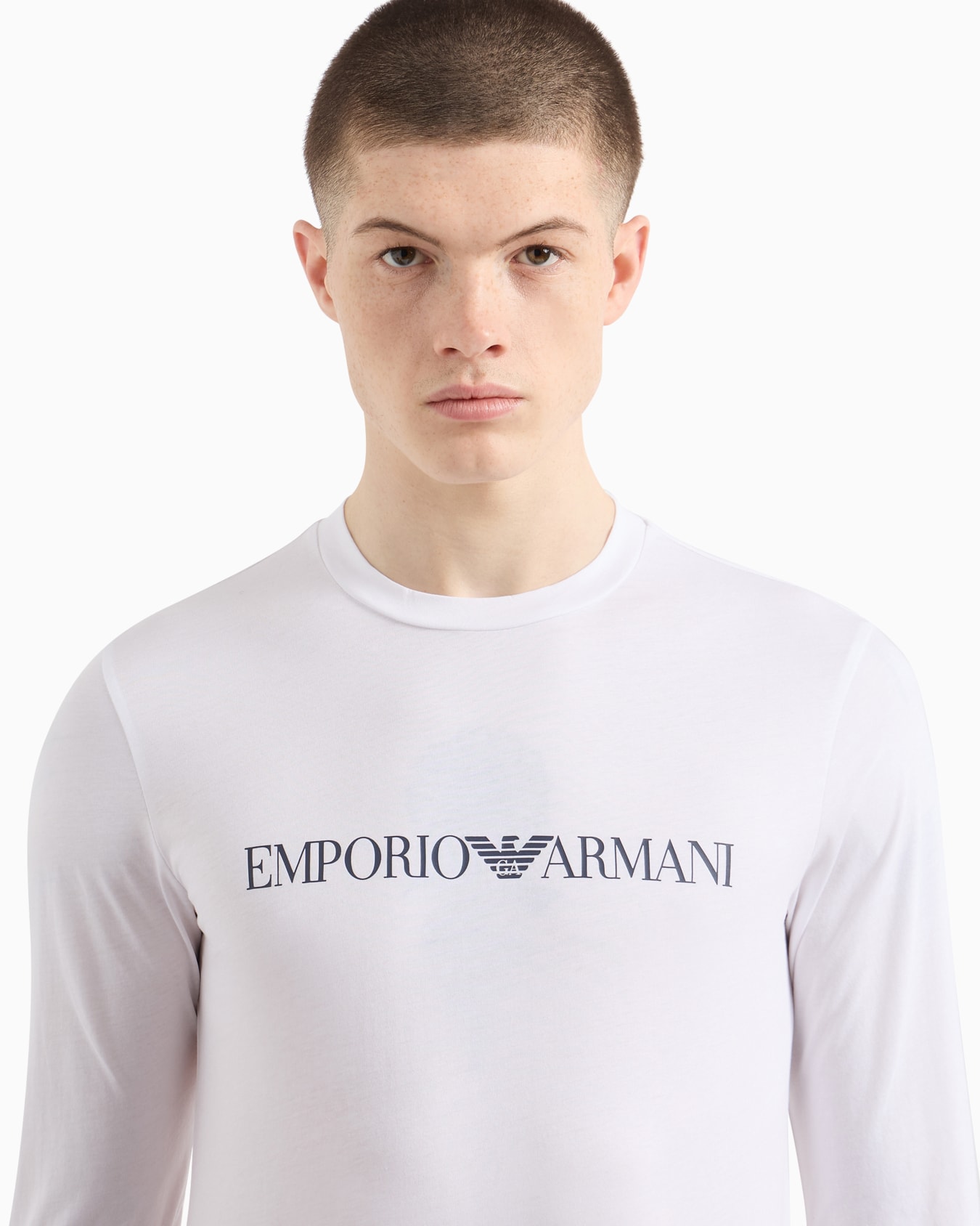 Pull en jersey Pima avec imprimé logo Diapositive 4