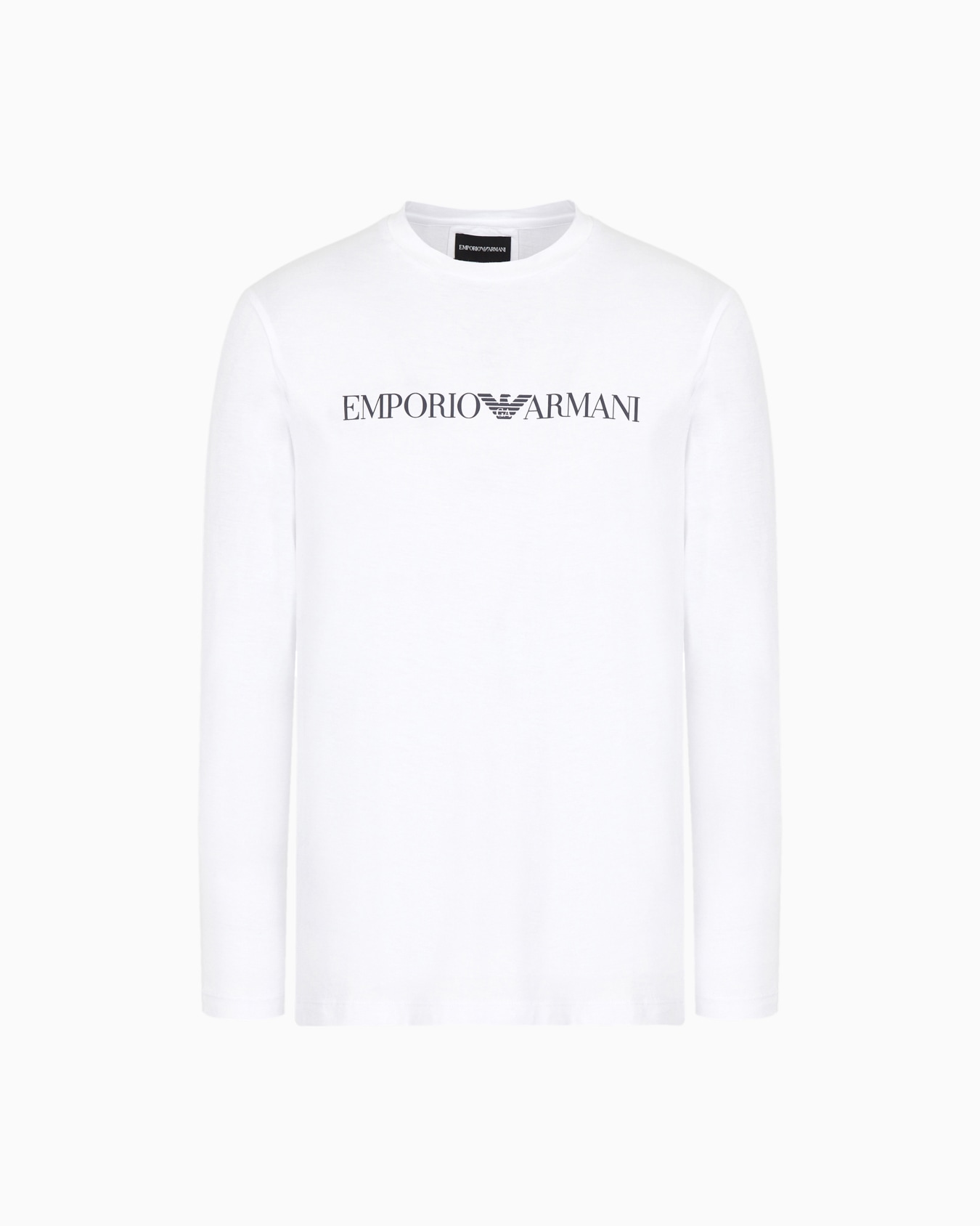Pull en jersey Pima avec imprimé logo Diapositive 0