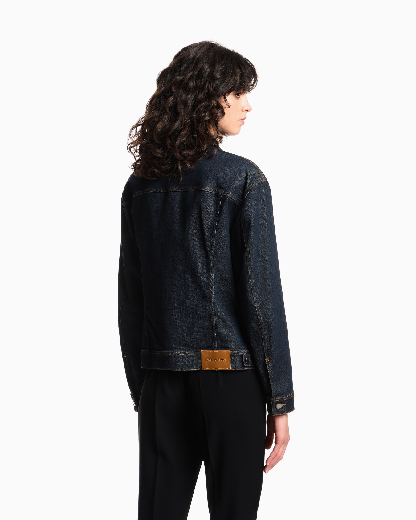 Rinsed, comfort-denim jacket Slide 2