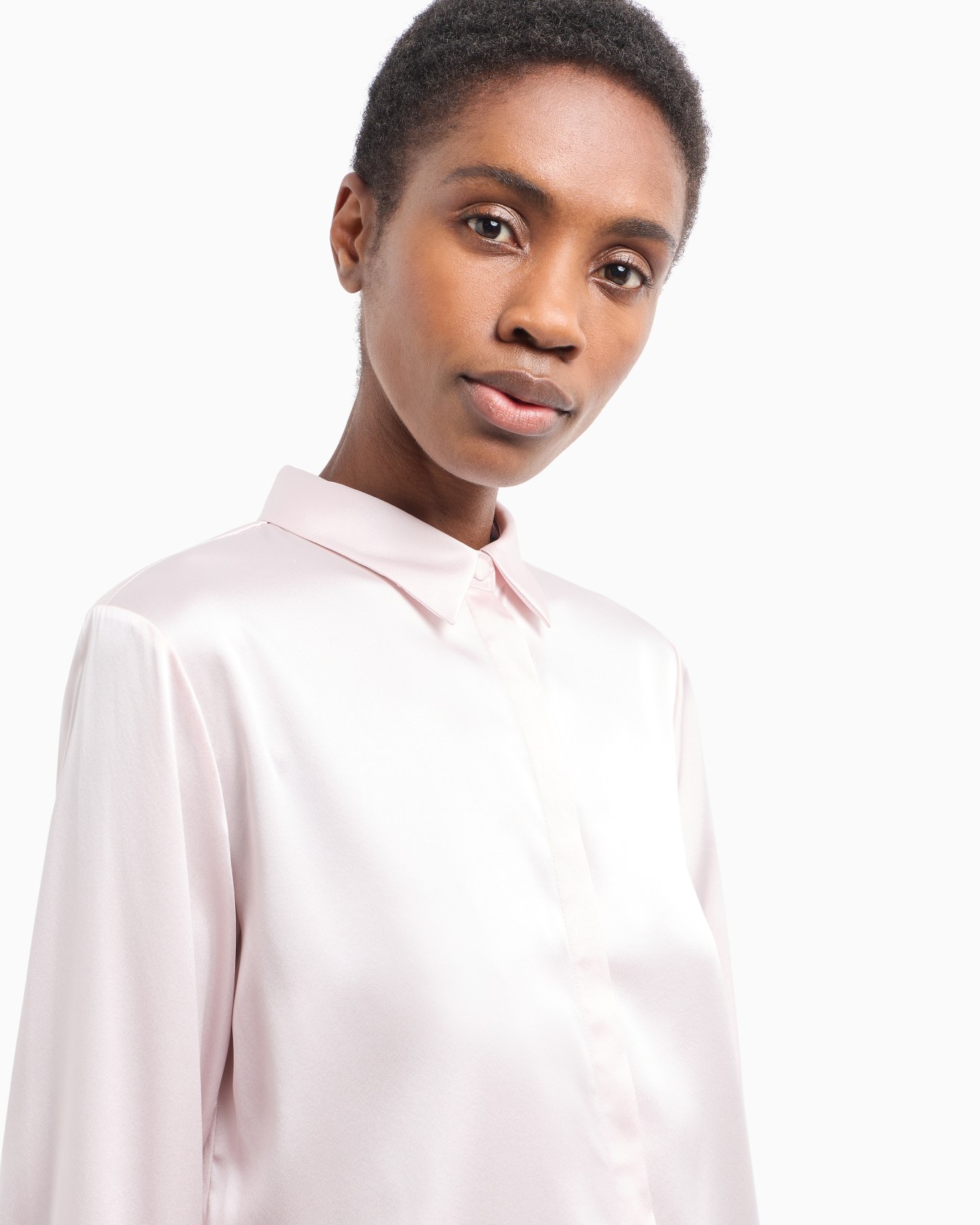 Silk satin shirt Slide 5