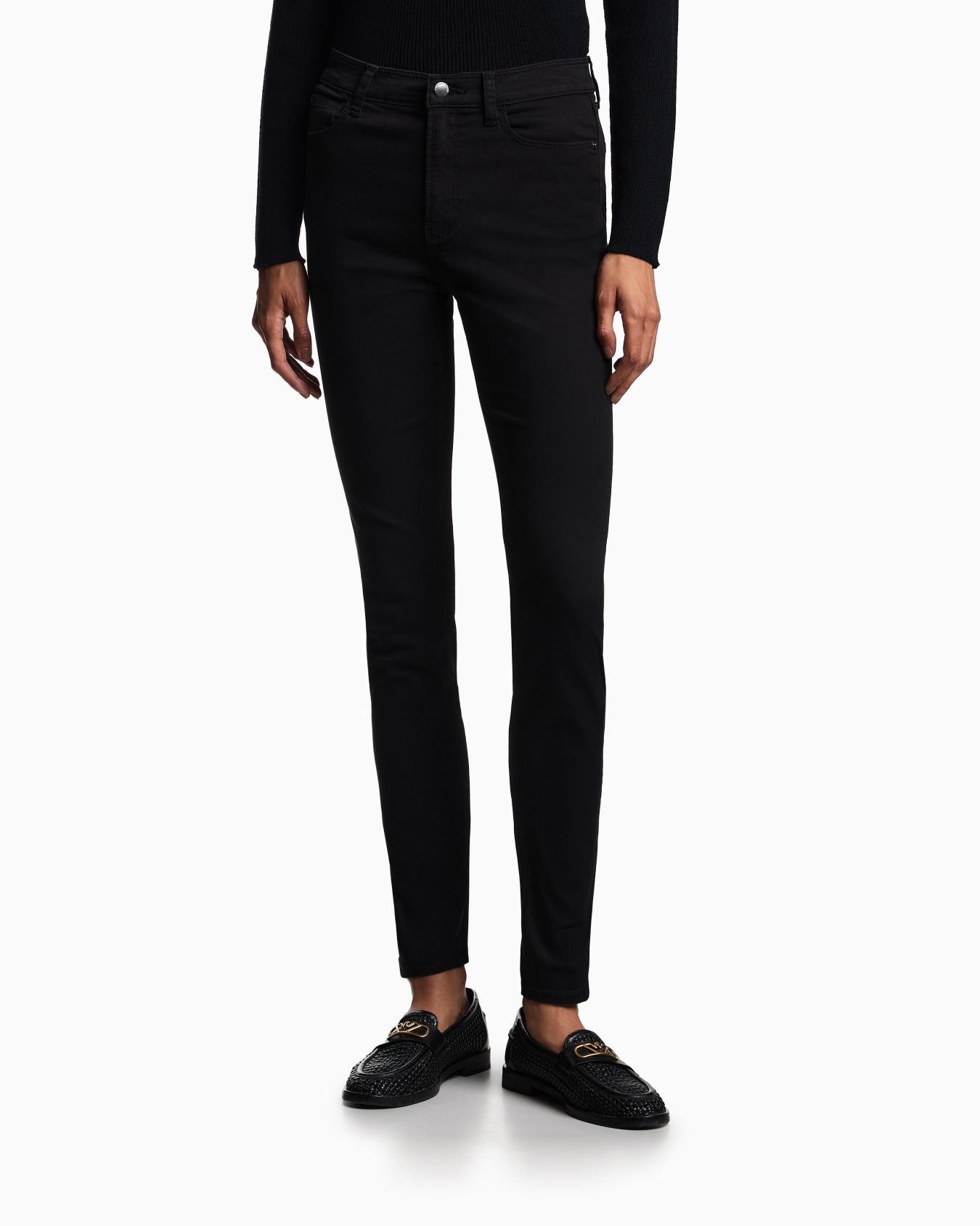 Jeans J20 mit hohem Bund und sehr schmalem Bein aus Stretch-Denim Folie 3