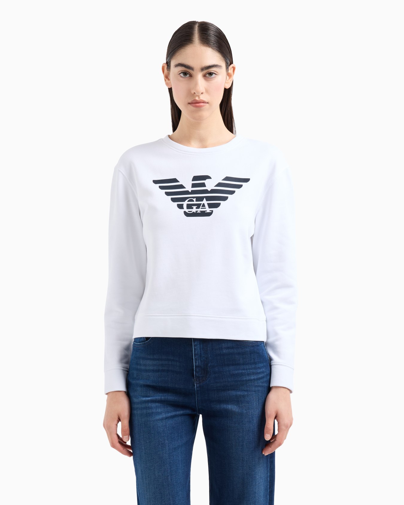 ASV organic jersey sweatshirt with logo Slide 3