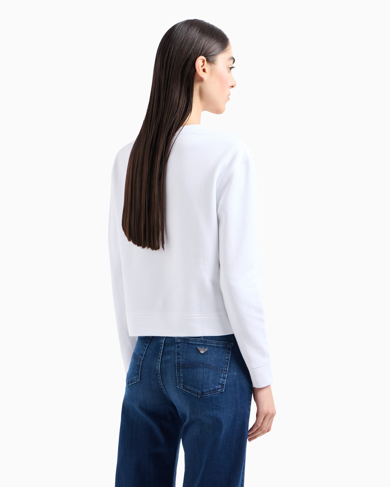 ASV organic jersey sweatshirt with logo Slide 2